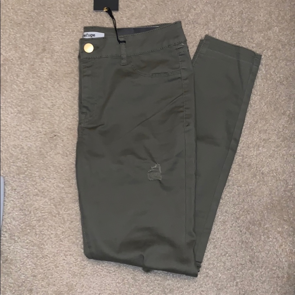 Army green pants